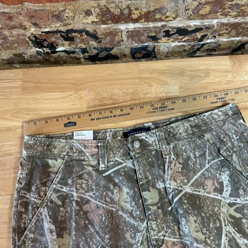 Aeropostale Carpenter Camo Pants Mens XL 39x30 Workwear Utility NEW